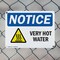 Signmission Hot Surface Sign, 7 in H x 10 in W, Plastic, Very Hot Water OS-2PACK-NS-P-710-L-18872 - alternate 5